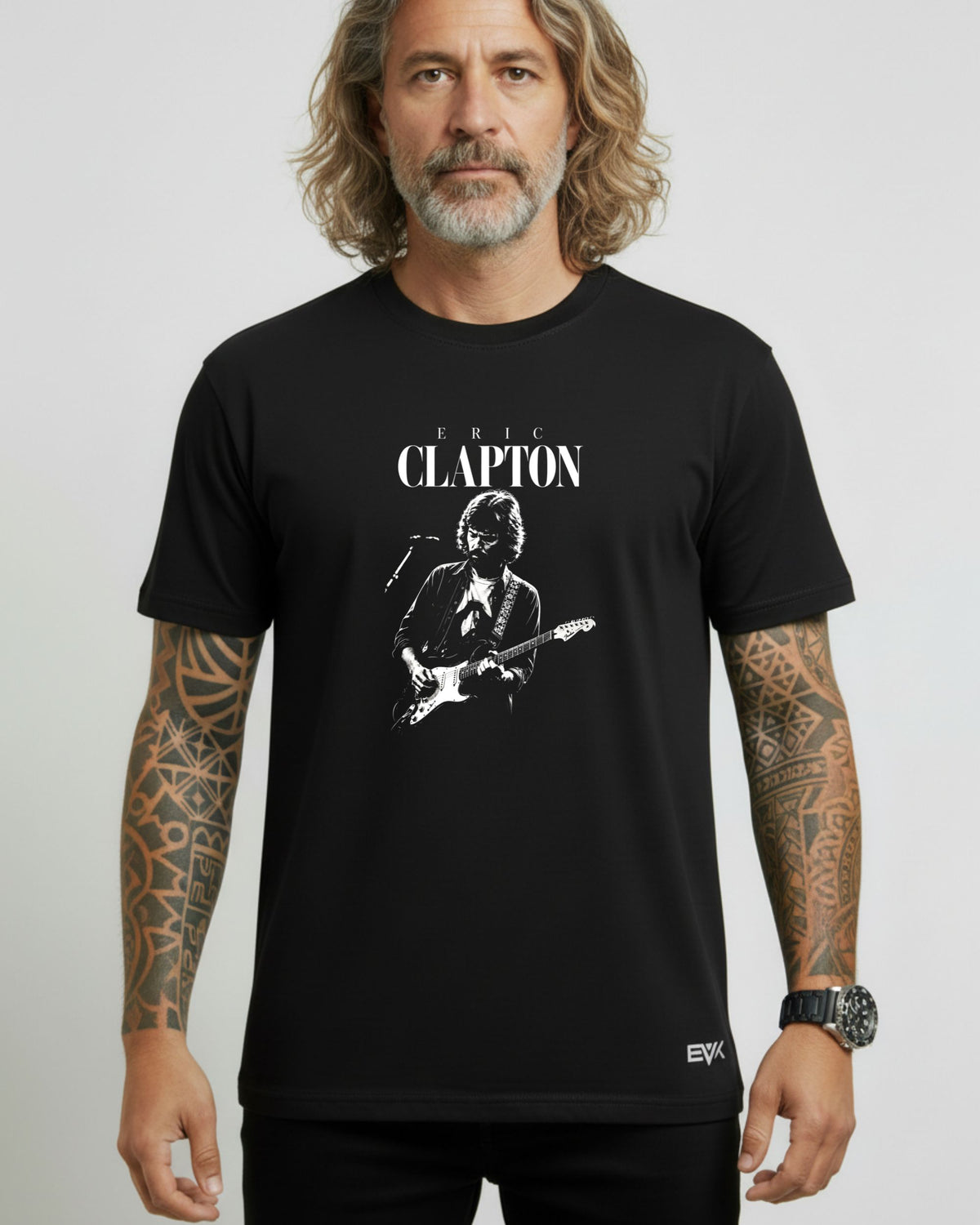 Camiseta Eric Clapton – Black and White
