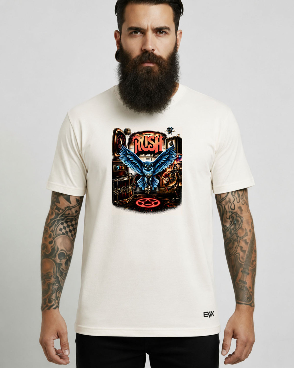 Camiseta Off-White Rush – Pinball Art