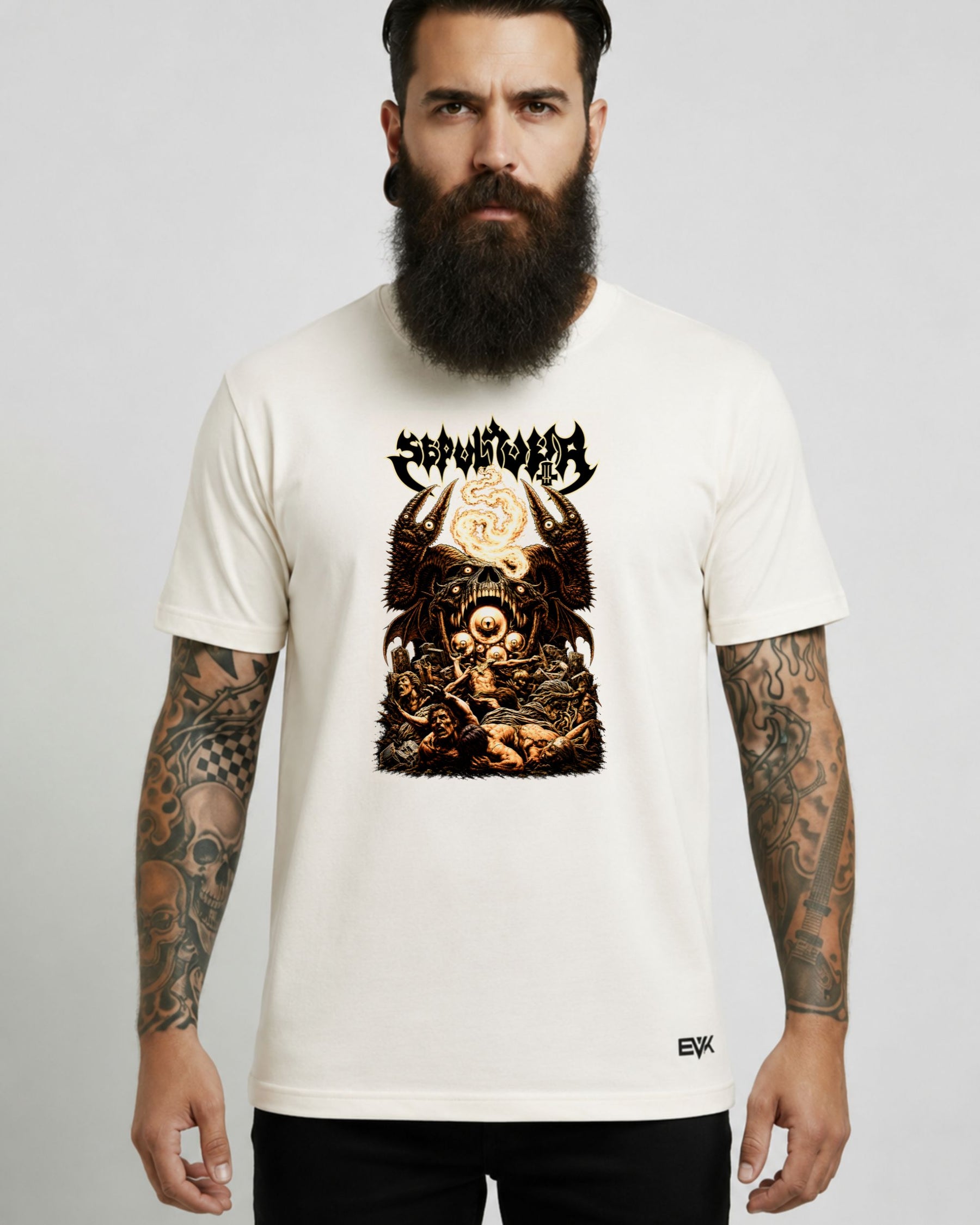 Camiseta Off-White Sepultura – Dead Embryonic Cells