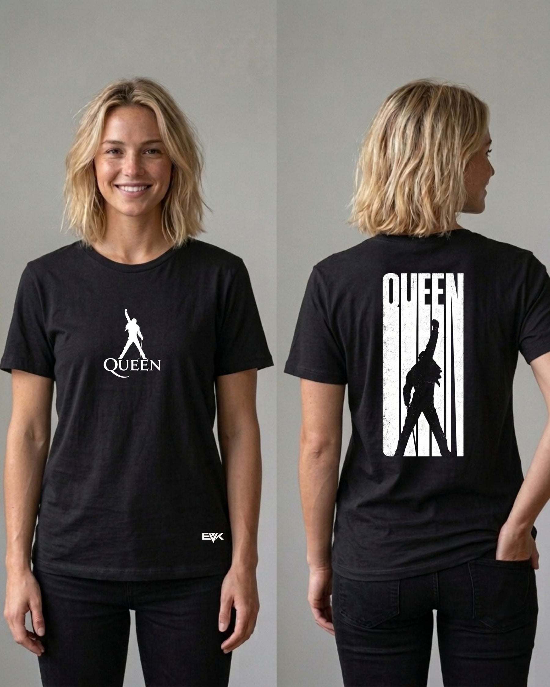 Camiseta Frente e Costas Queen – Icon Minimalist