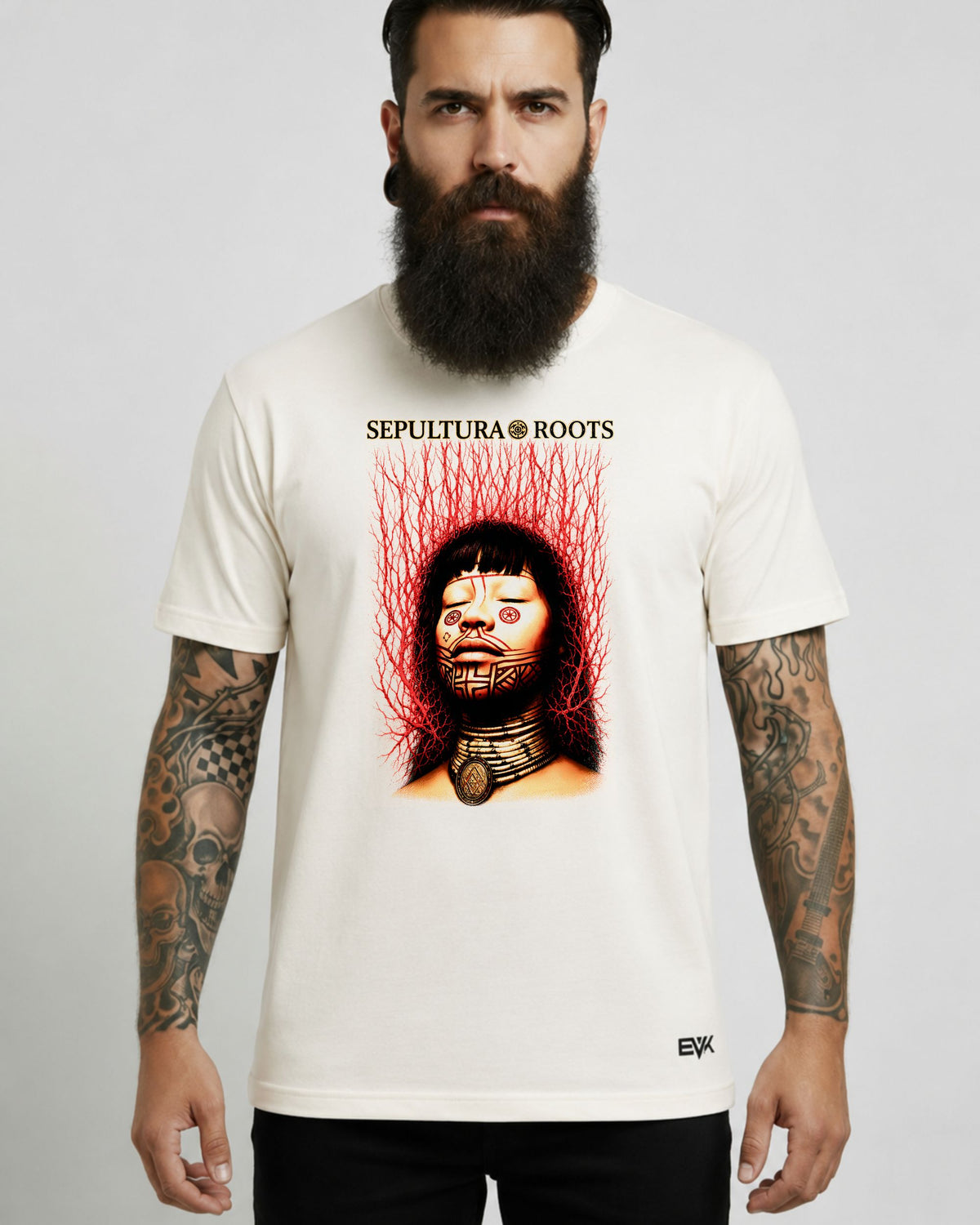Camiseta Off-White Sepultura – Roots