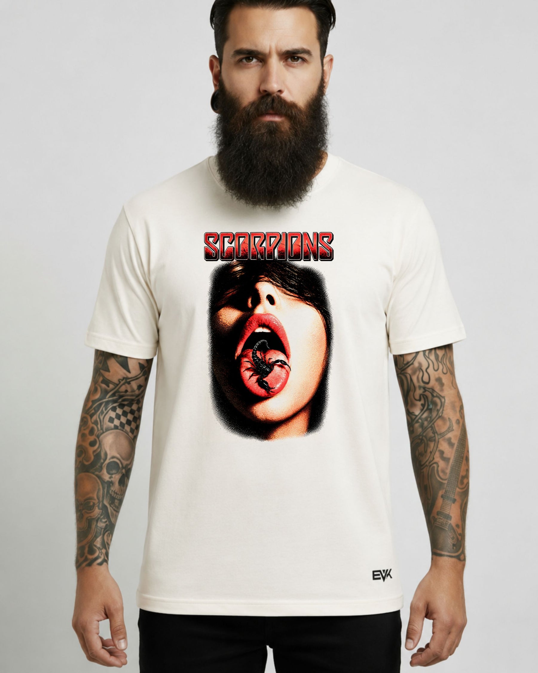 Camiseta Off-White Scorpions – Girl Tongue