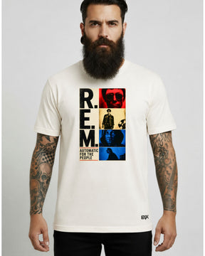 Camiseta Off-White R.E.M. – Automatic for the People
