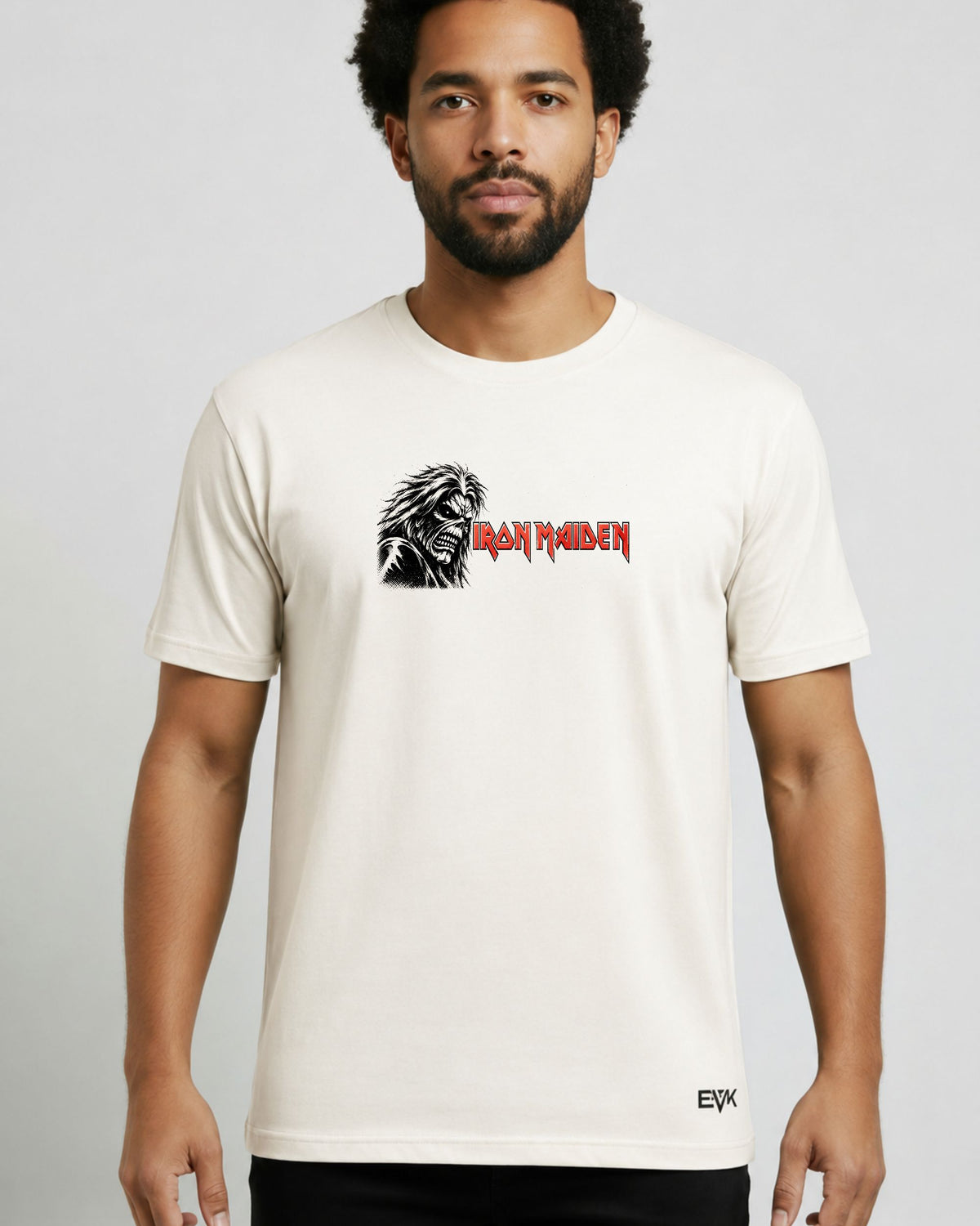 Camiseta Off-White Iron Maiden – Minimal Logo