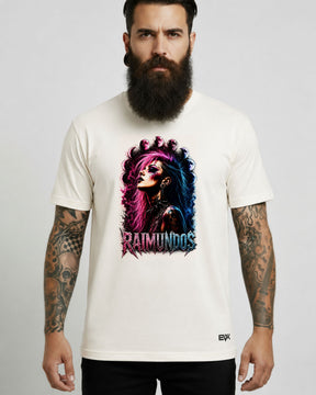 Camiseta Off-White Raimundos – Mulher de Fases