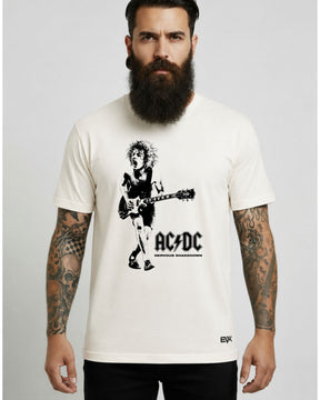 Camiseta Off-White AC/DC – Nervous Shakedown – Angus Young
