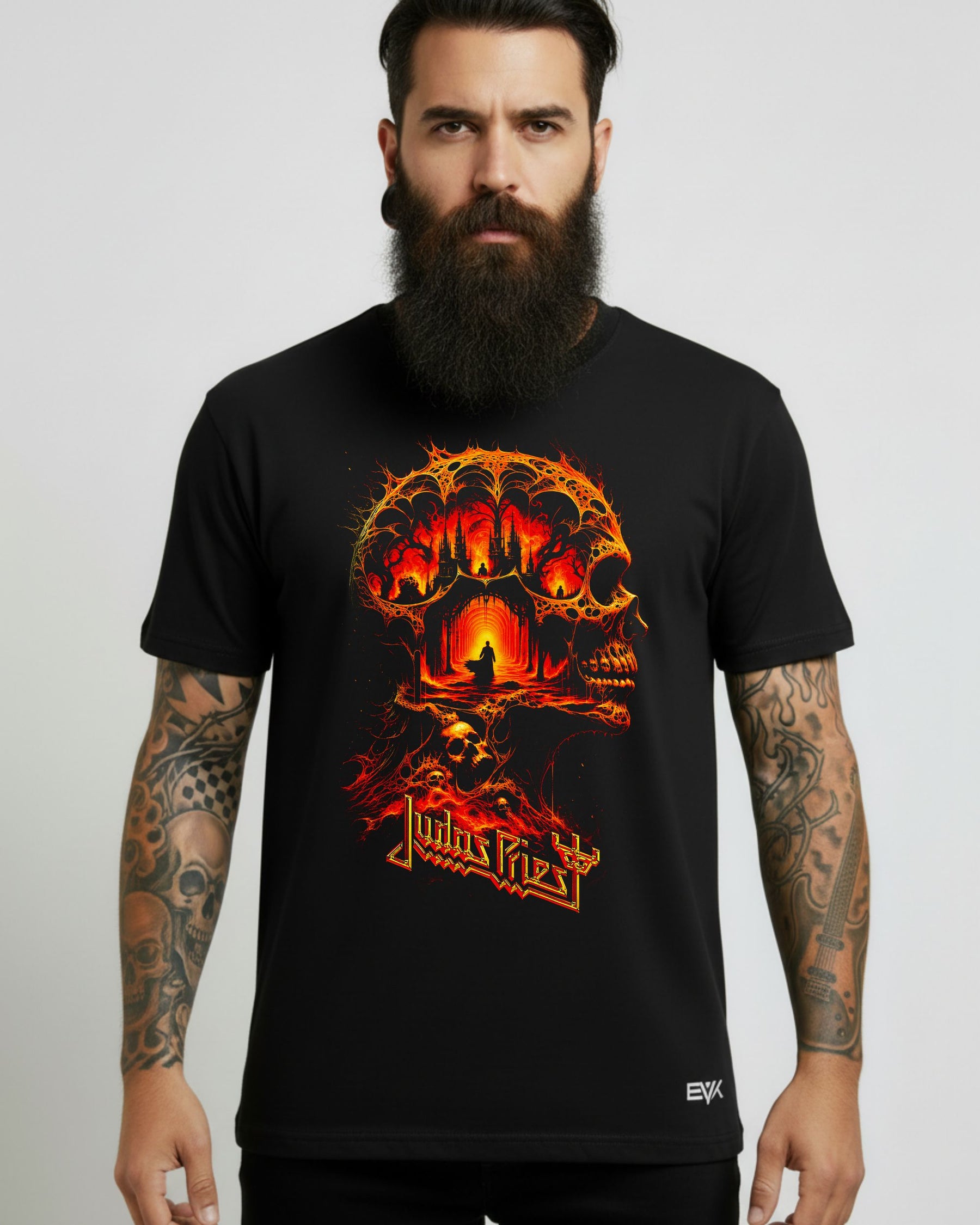 Camiseta Judas Priest – Hell Gate Skull