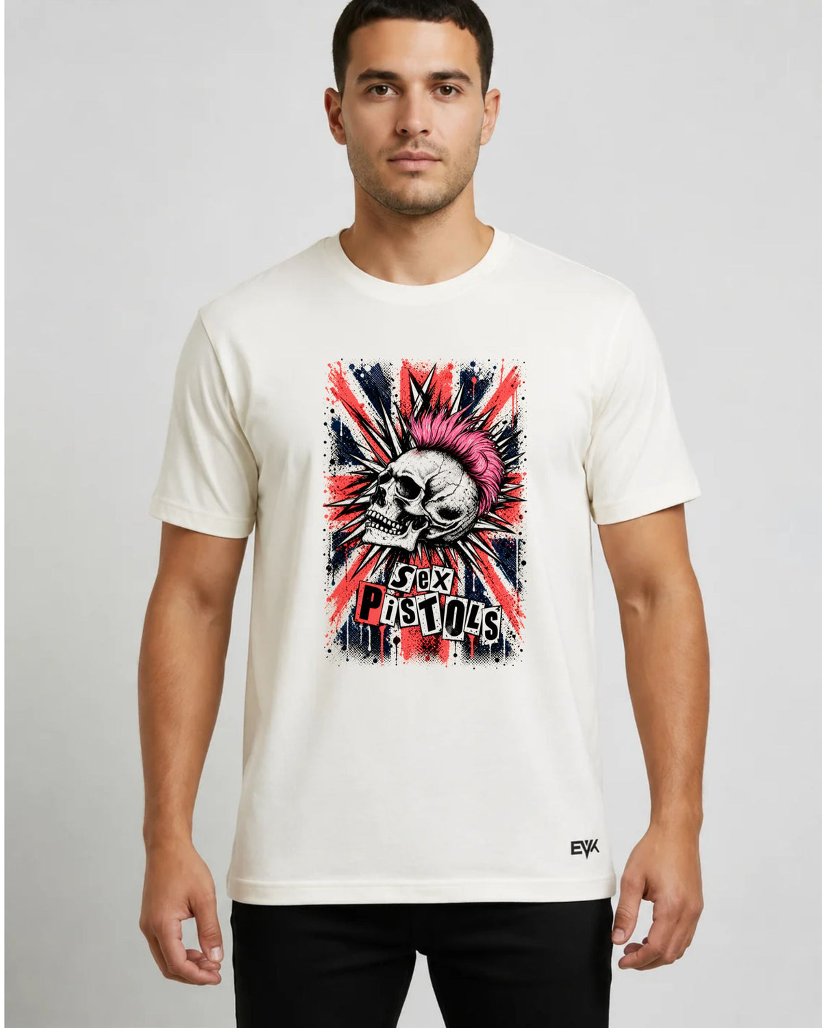 Camiseta Off-White Sex Pistols – Punk Skull Flag
