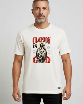 Camiseta Off-White Eric Clapton – Clapton Is God
