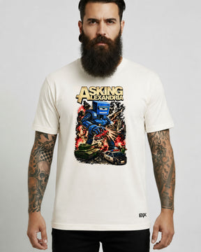 Camiseta Off-White Asking Alexandria – Killer Robot