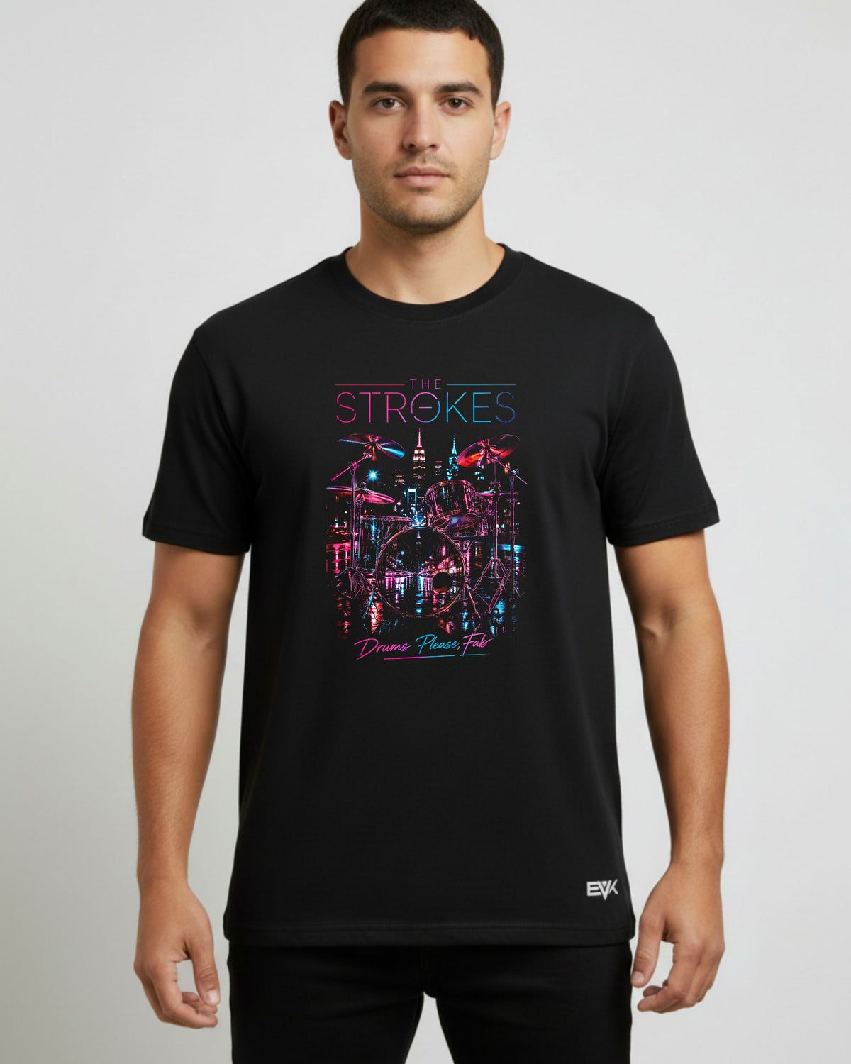 Camiseta The Strokes – Drums Please, Fab