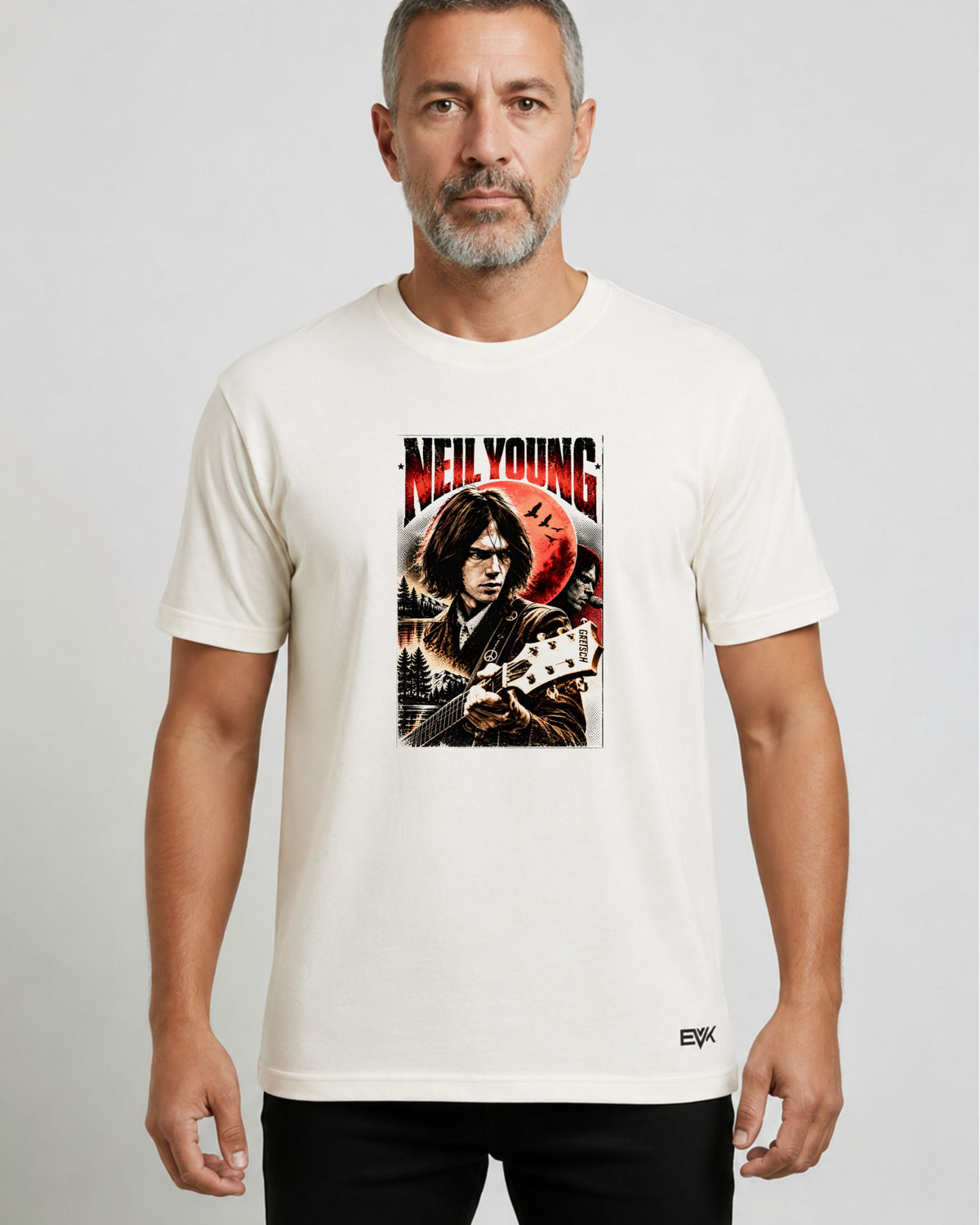Camiseta Off-White Neil Young – Gretsch Vintage