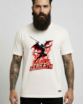 Camiseta Off-White Black Sabbath – Burning Demon