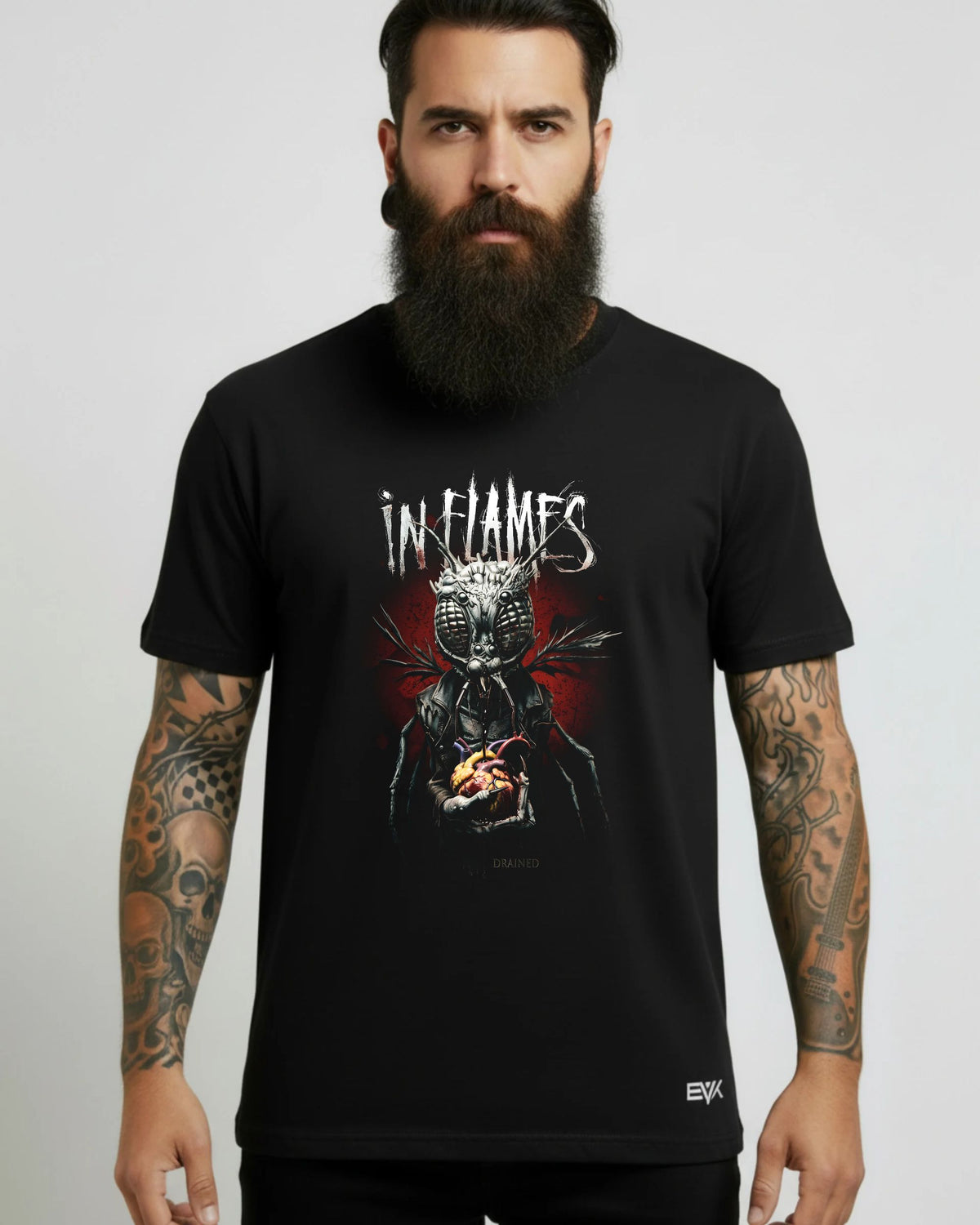 Camiseta In Flames – Drained Heart
