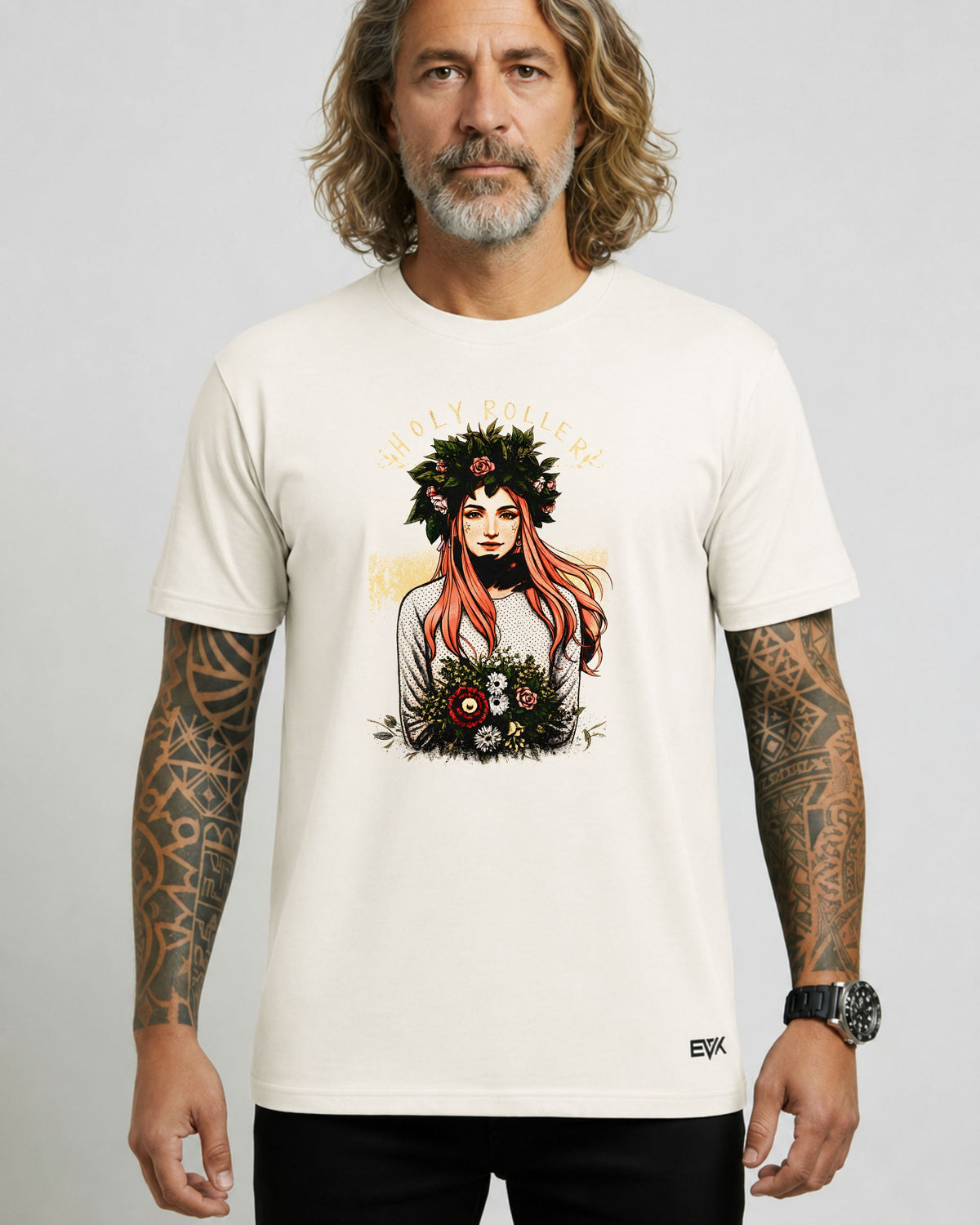 Camiseta Off-White Spiritbox – Holy Roller Music