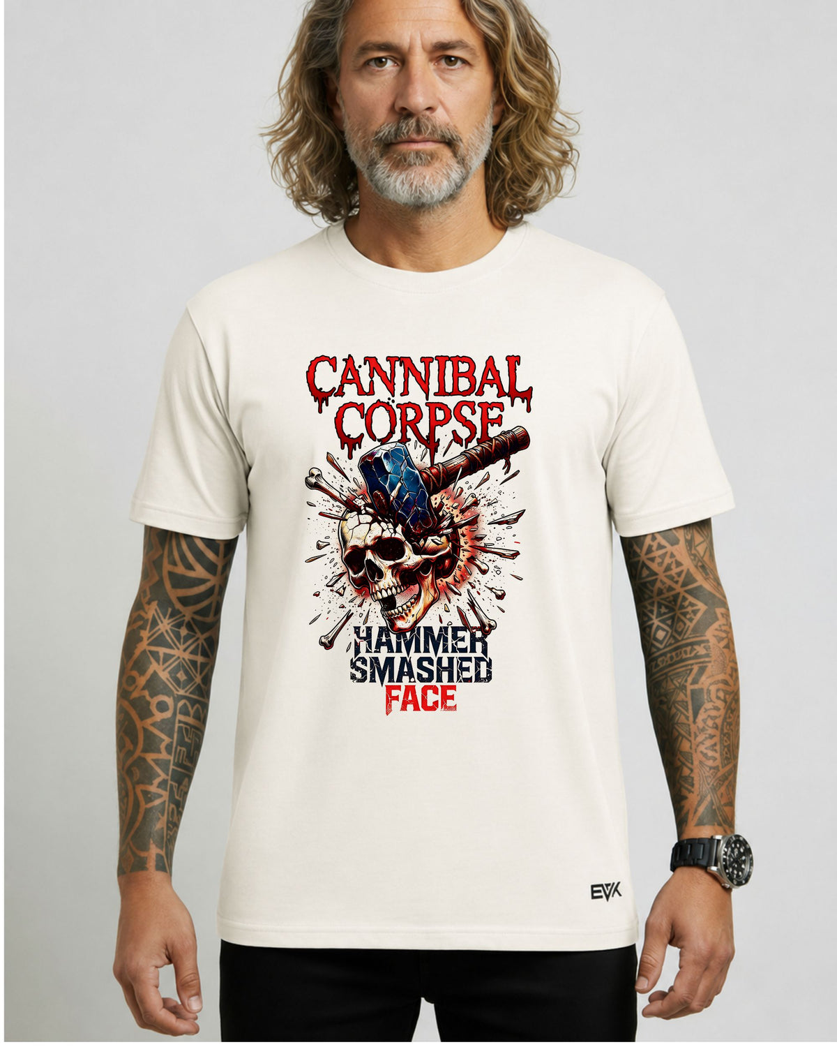 Camiseta Off-White Cannibal Corpse – Hammer Smashed Face