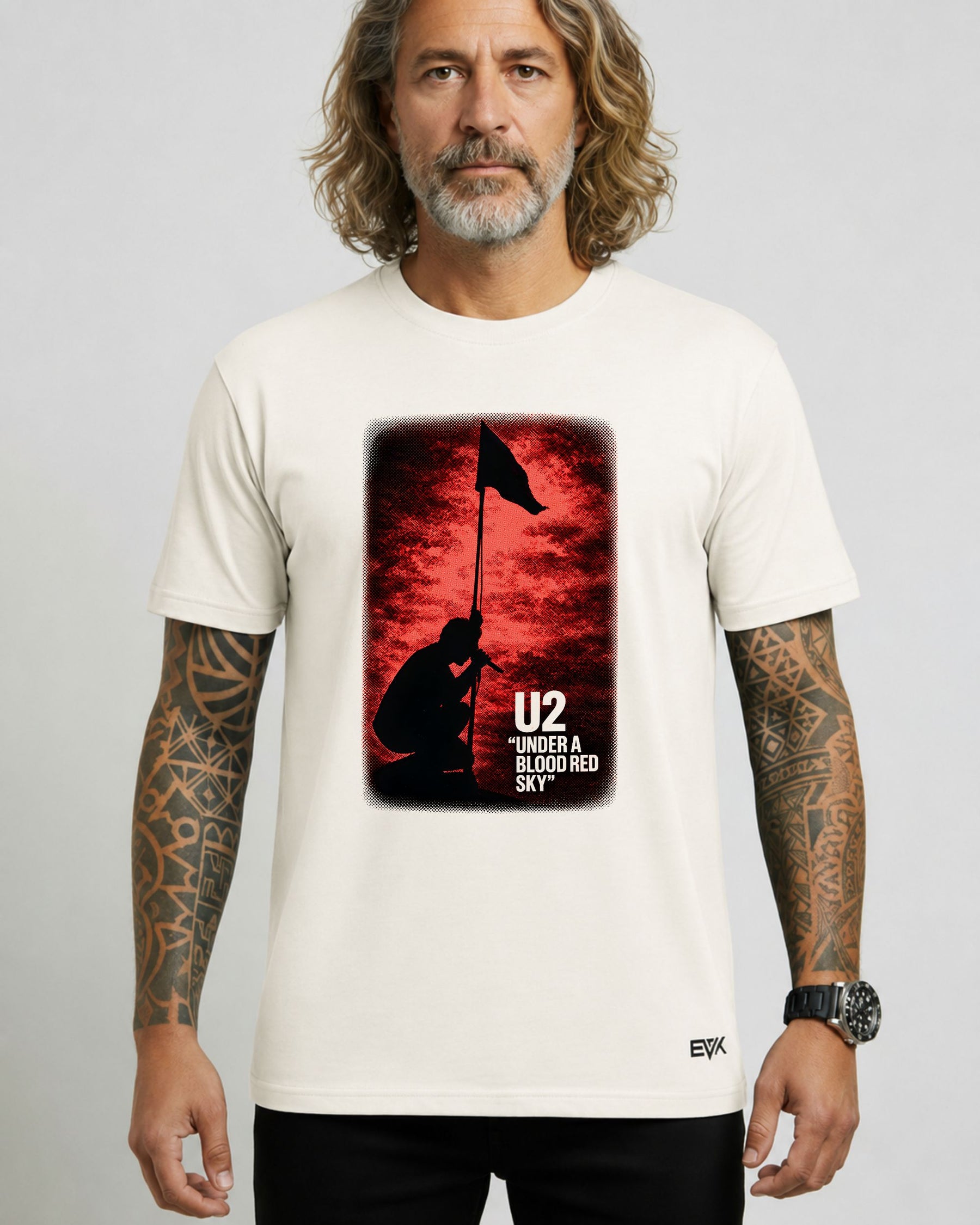 Camiseta Off-White U2 – Under a Blood Red Sky