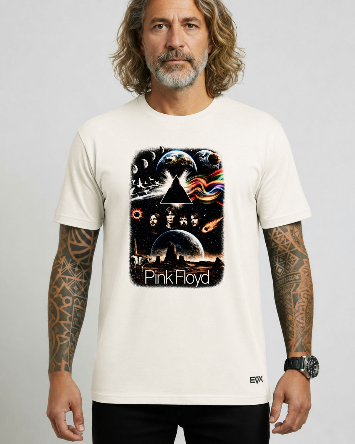 Camiseta Off-White Pink Floyd – Cosmic Journey