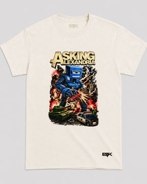 Camiseta Off-White Asking Alexandria – Killer Robot