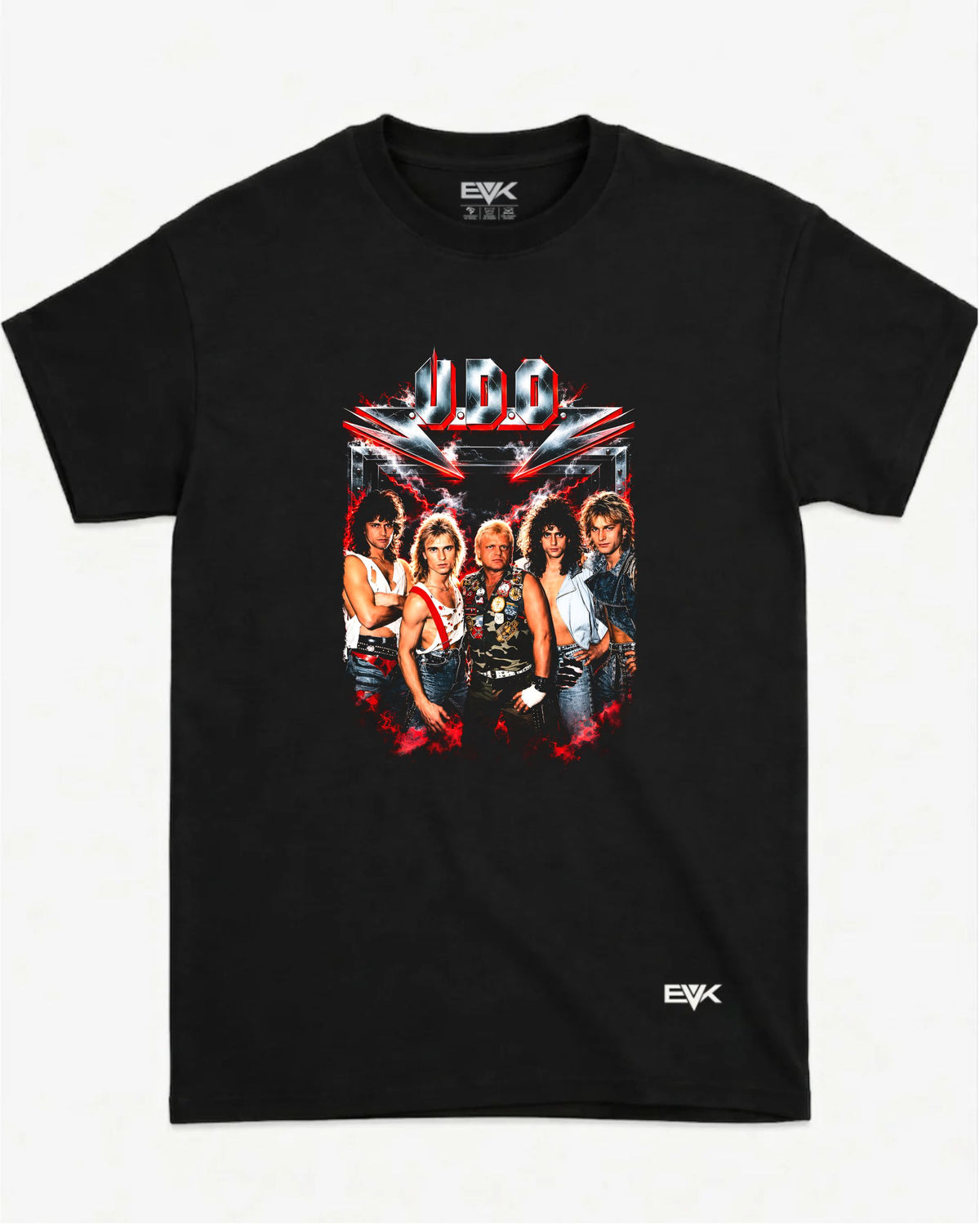 Camiseta U.D.O. – Vintage Band Photo