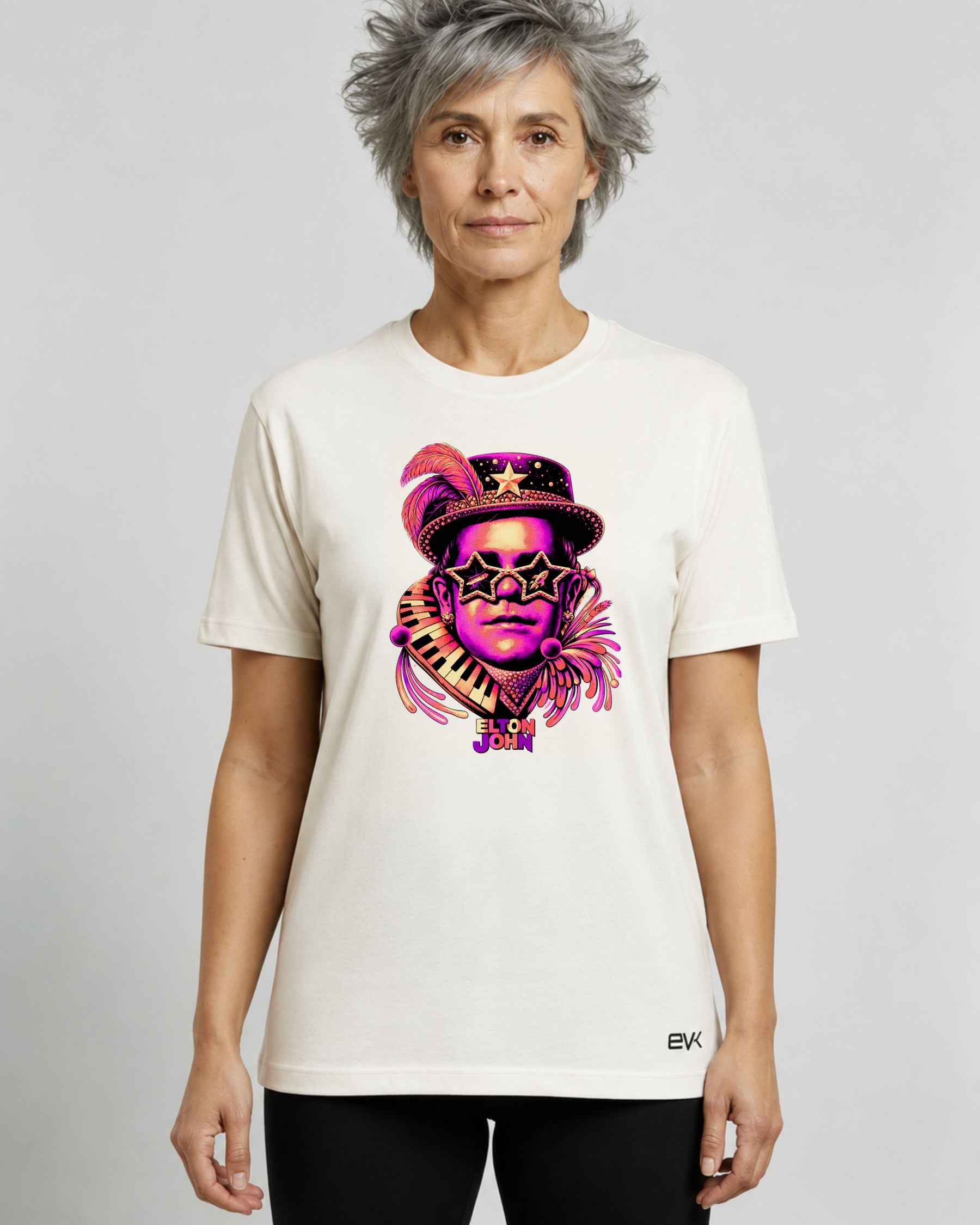 Camiseta Off-White Elton John – Star Glasses