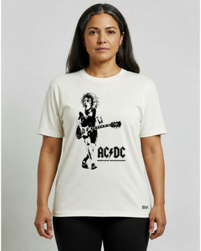 Camiseta Off-White AC/DC – Nervous Shakedown – Angus Young