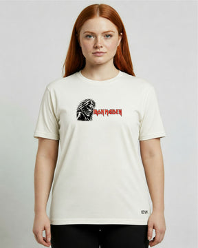 Camiseta Off-White Iron Maiden – Minimal Logo