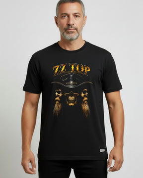 Camiseta ZZ Top – Bearded Skulls