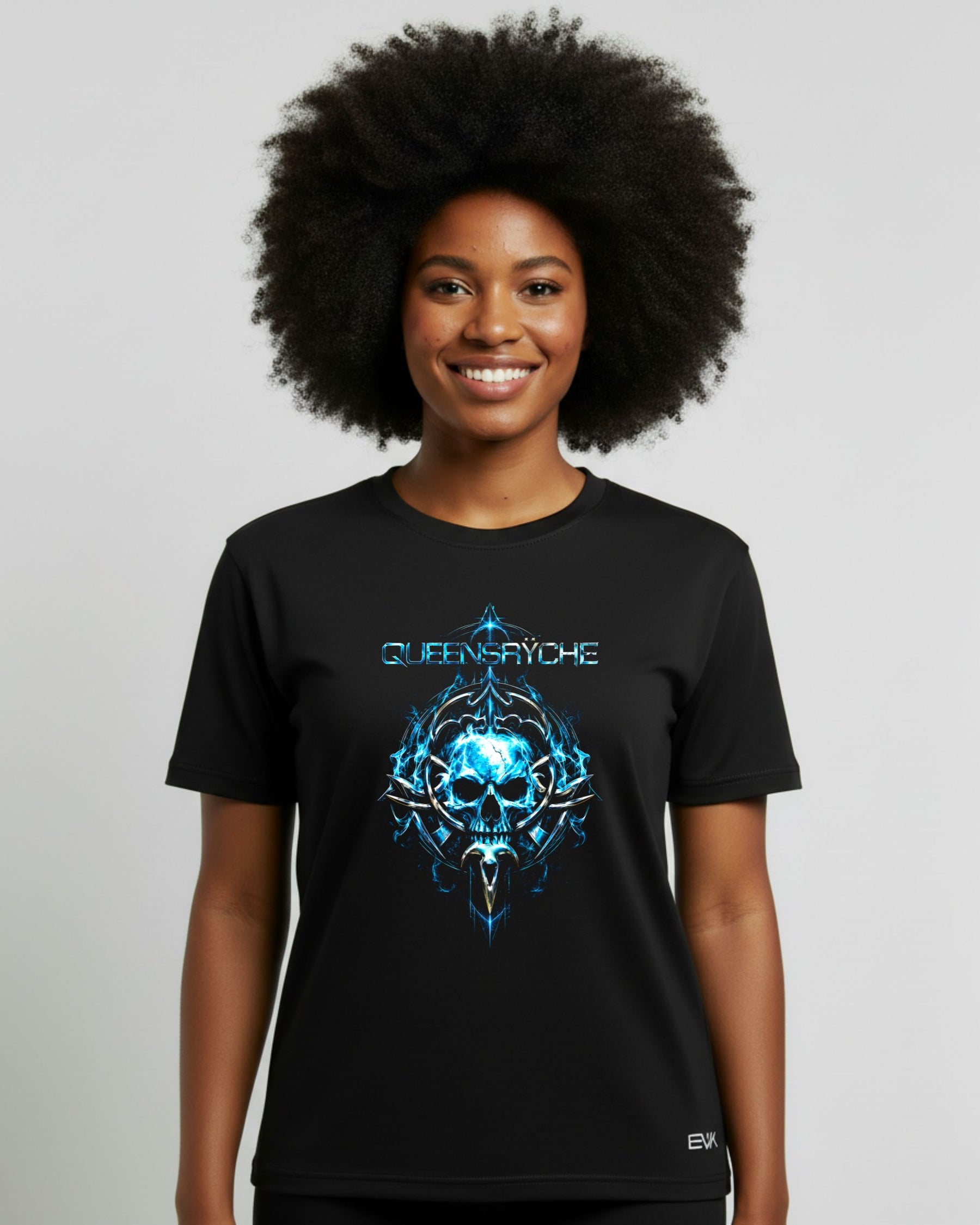 Camiseta Queensrÿche – Blue Flame Skull