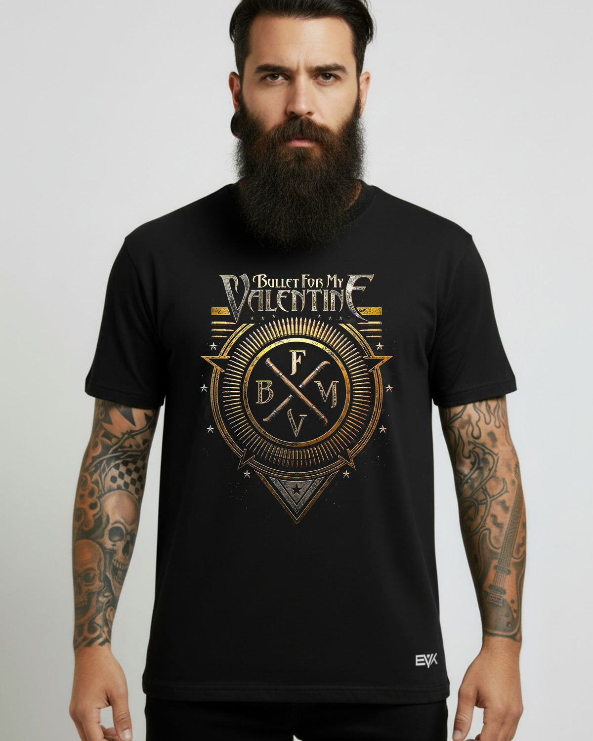 Camiseta Bullet For My Valentine – Crest Logo