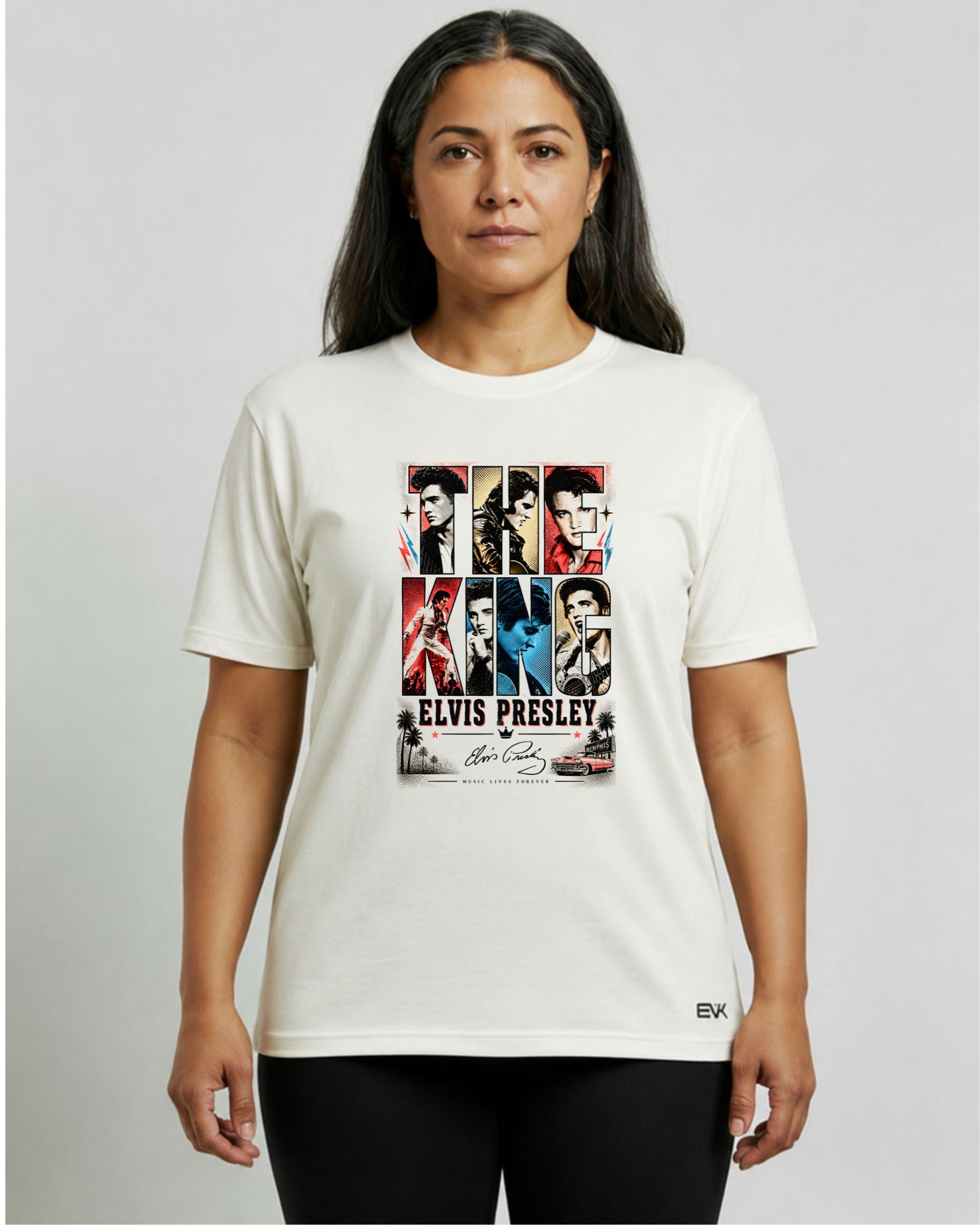 Camiseta Off-White Elvis Presley – The King