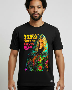 Camiseta Janis Joplin – Flower in the Sun