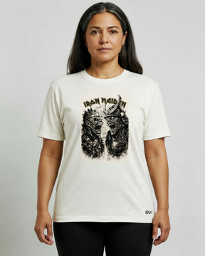 Camiseta Off-White Iron Maiden – Warriors