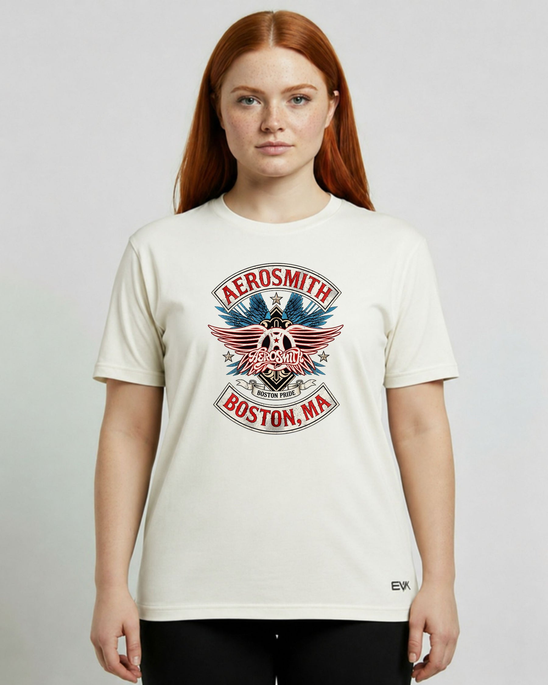 Camiseta Off-White Aerosmith – Boston Shield Pride