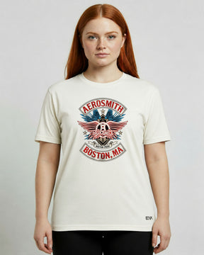Camiseta Off-White Aerosmith – Boston Shield Pride
