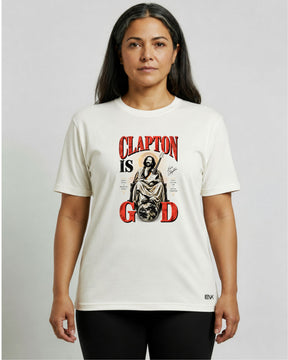 Camiseta Off-White Eric Clapton – Clapton Is God