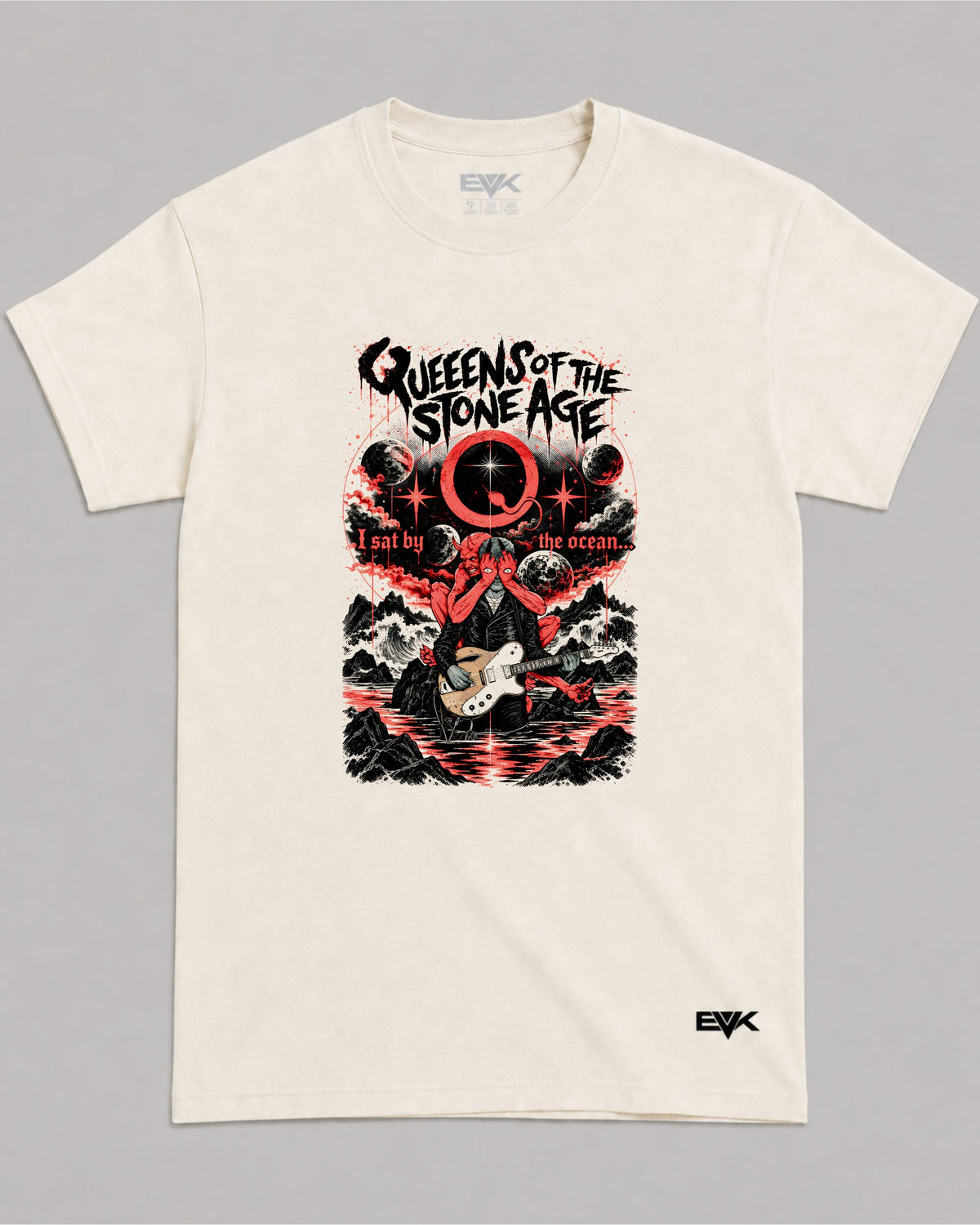 Camiseta Off-White Queens of the Stone Age – I Sat by the Ocean