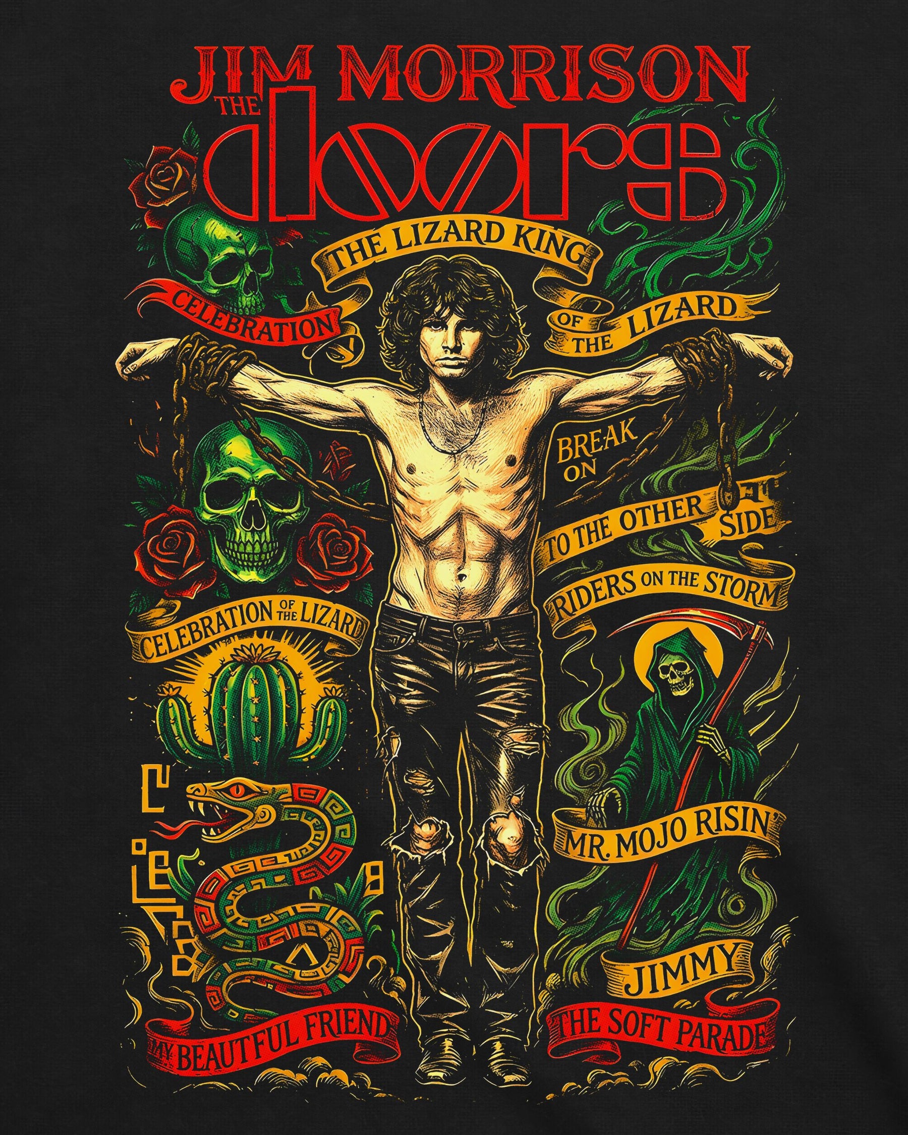 Camiseta The Doors – Celebration of the Lizard