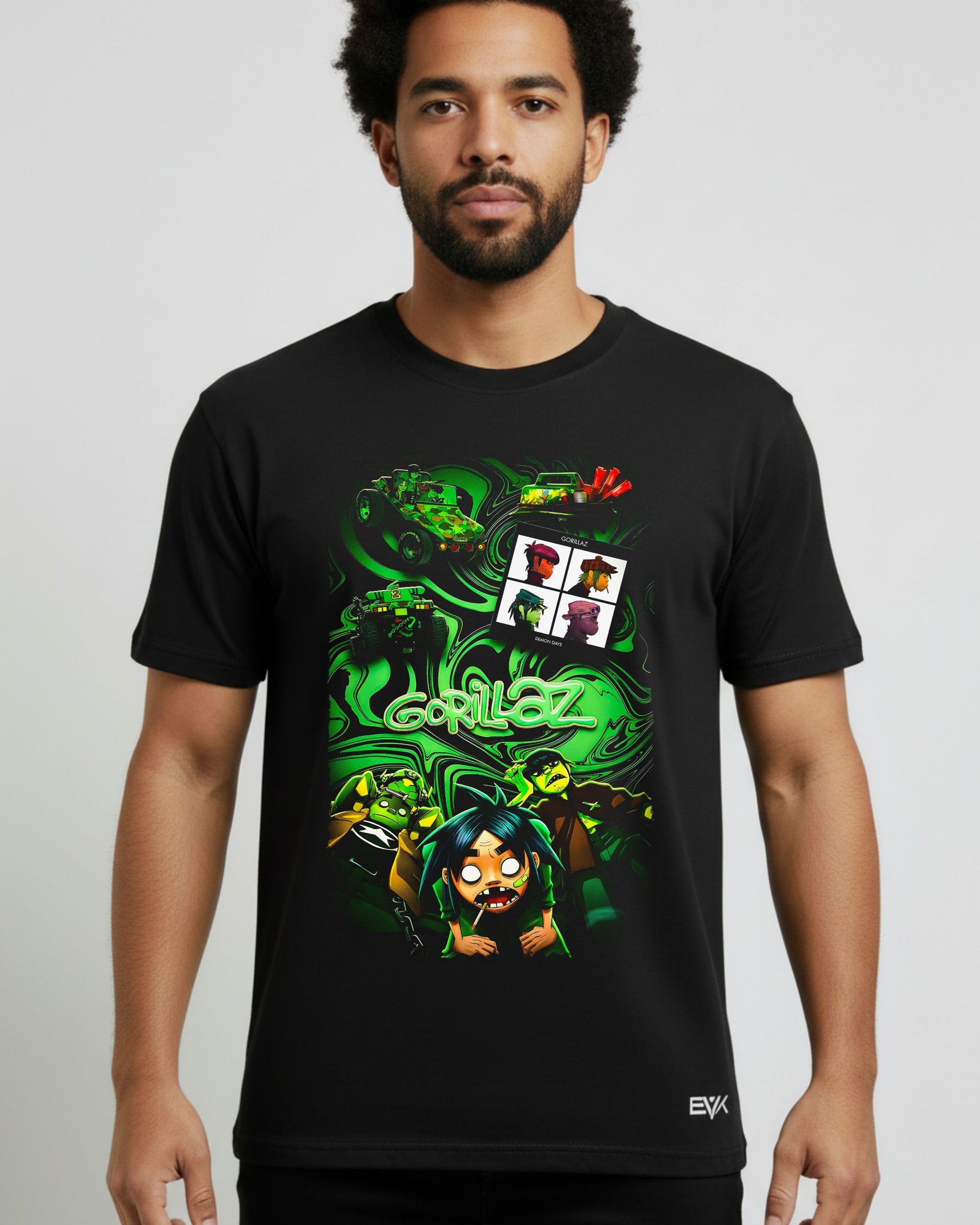 Camiseta Gorillaz – Toxic Green