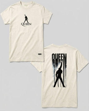Camiseta Frente e Costas Off-White Queen – Icon Minimalist
