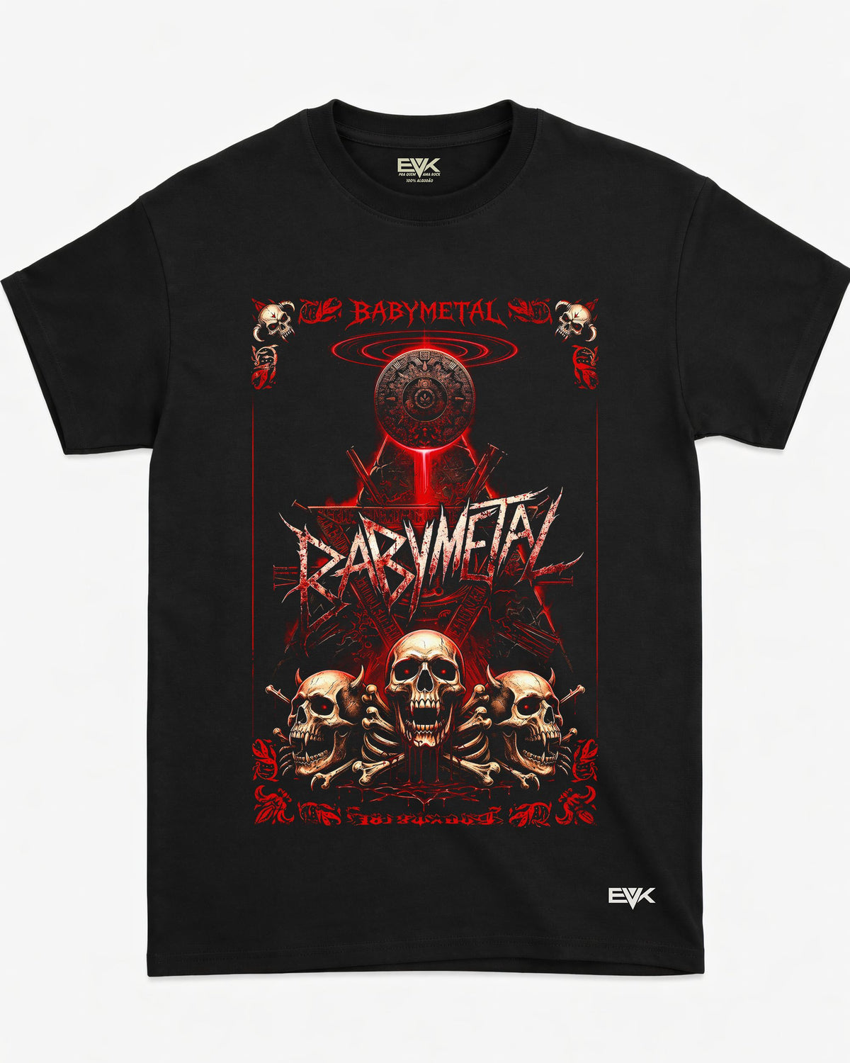 Camiseta Babymetal – Caveiras