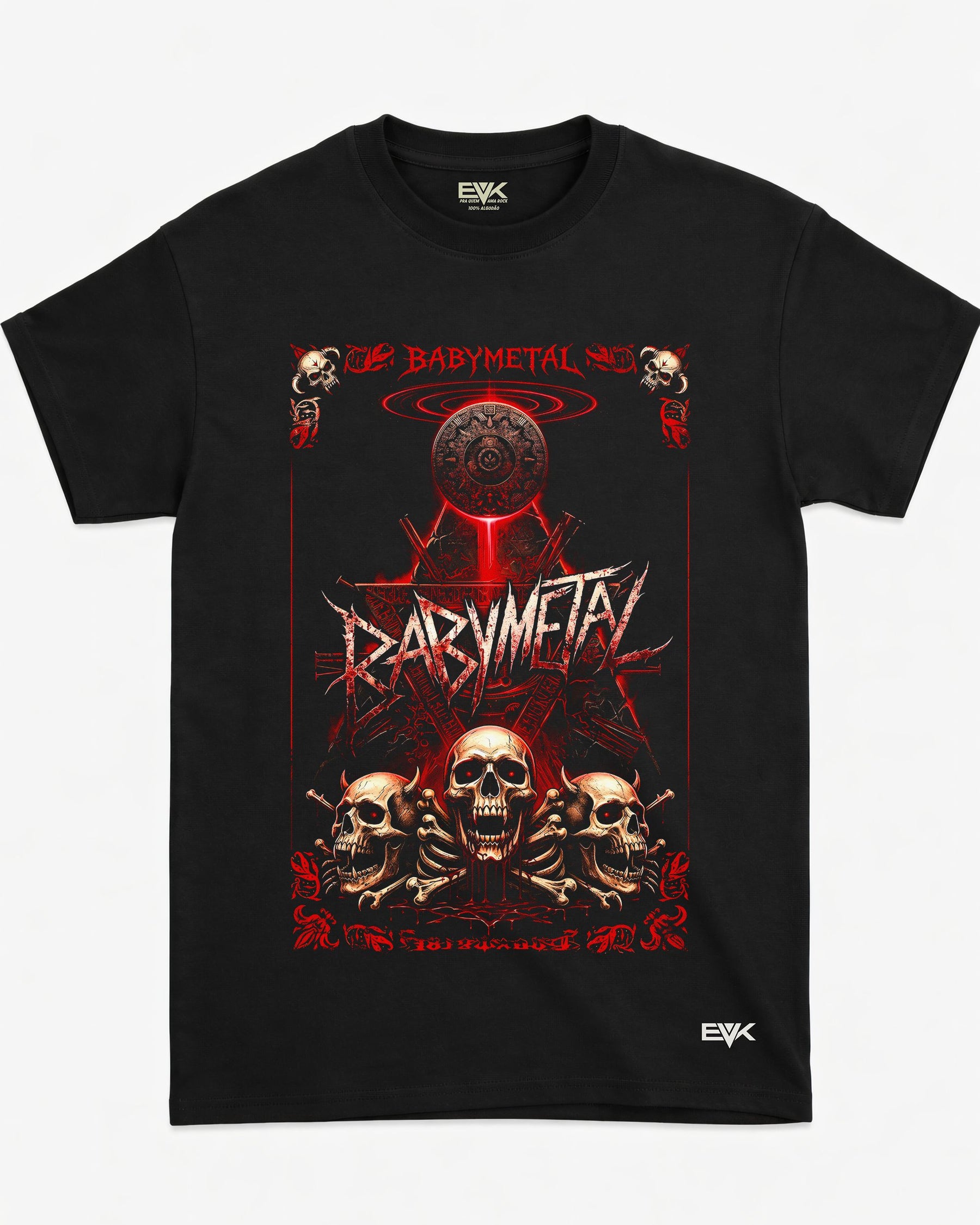 Camiseta Babymetal – Caveiras