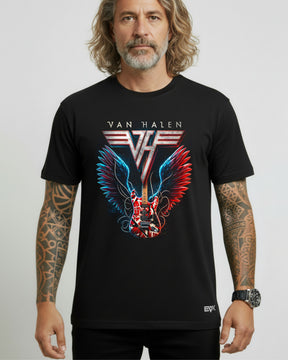 Camiseta Van Halen – Guitar Wings