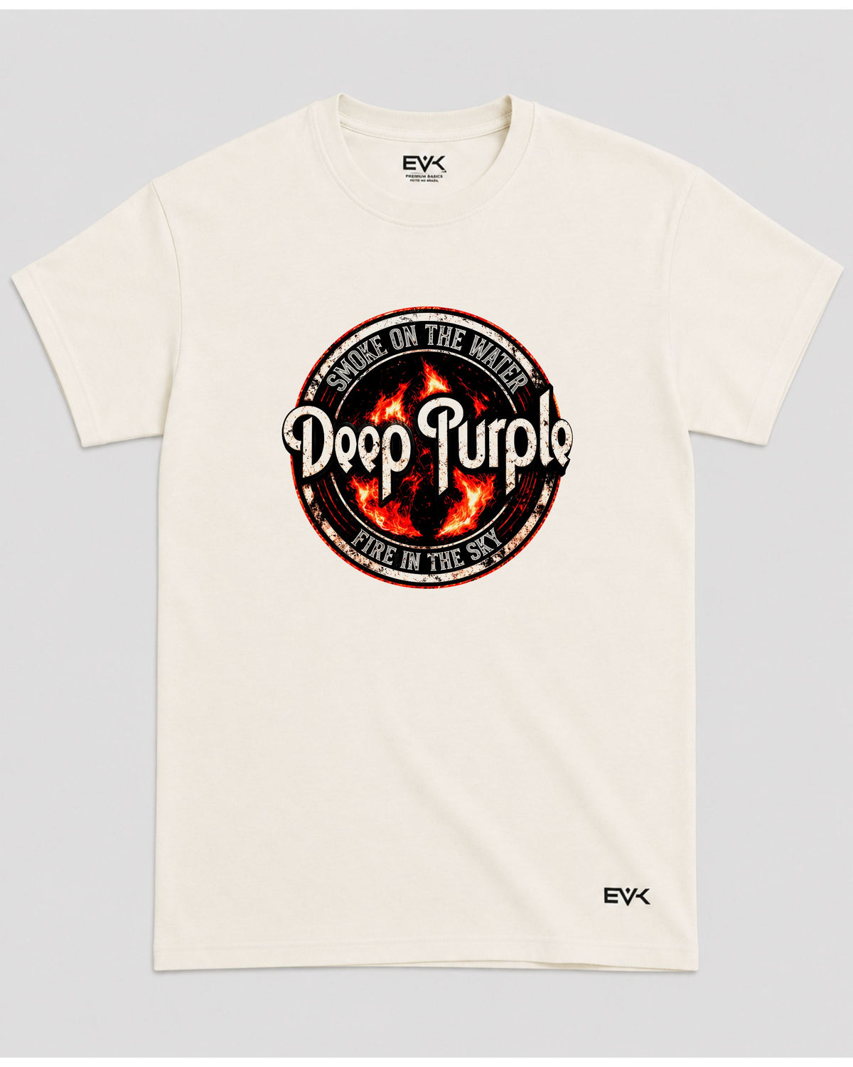 Camiseta Off-White Deep Purple – Smoke on the Water