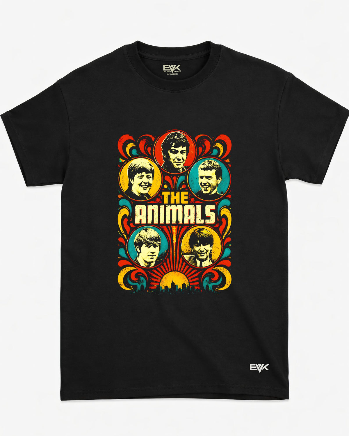 Camiseta The Animals – Psychedelic Animals