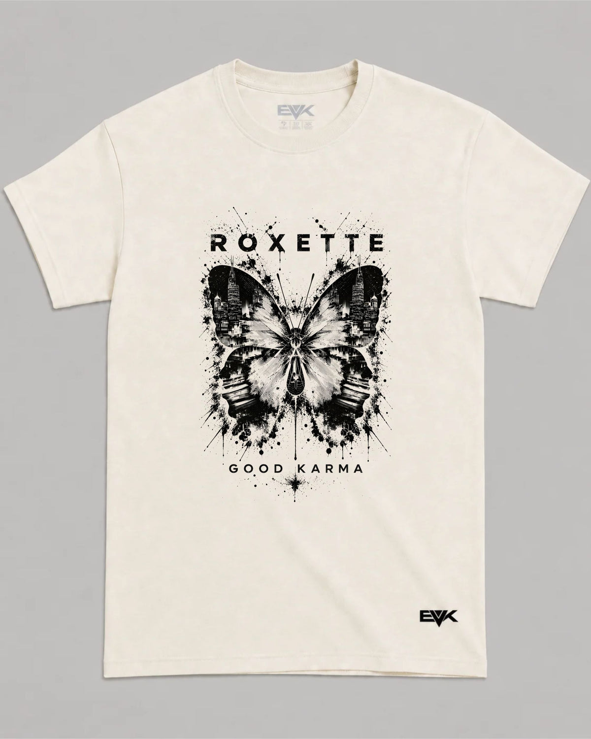 Camiseta Off-White Roxette – Good Karma