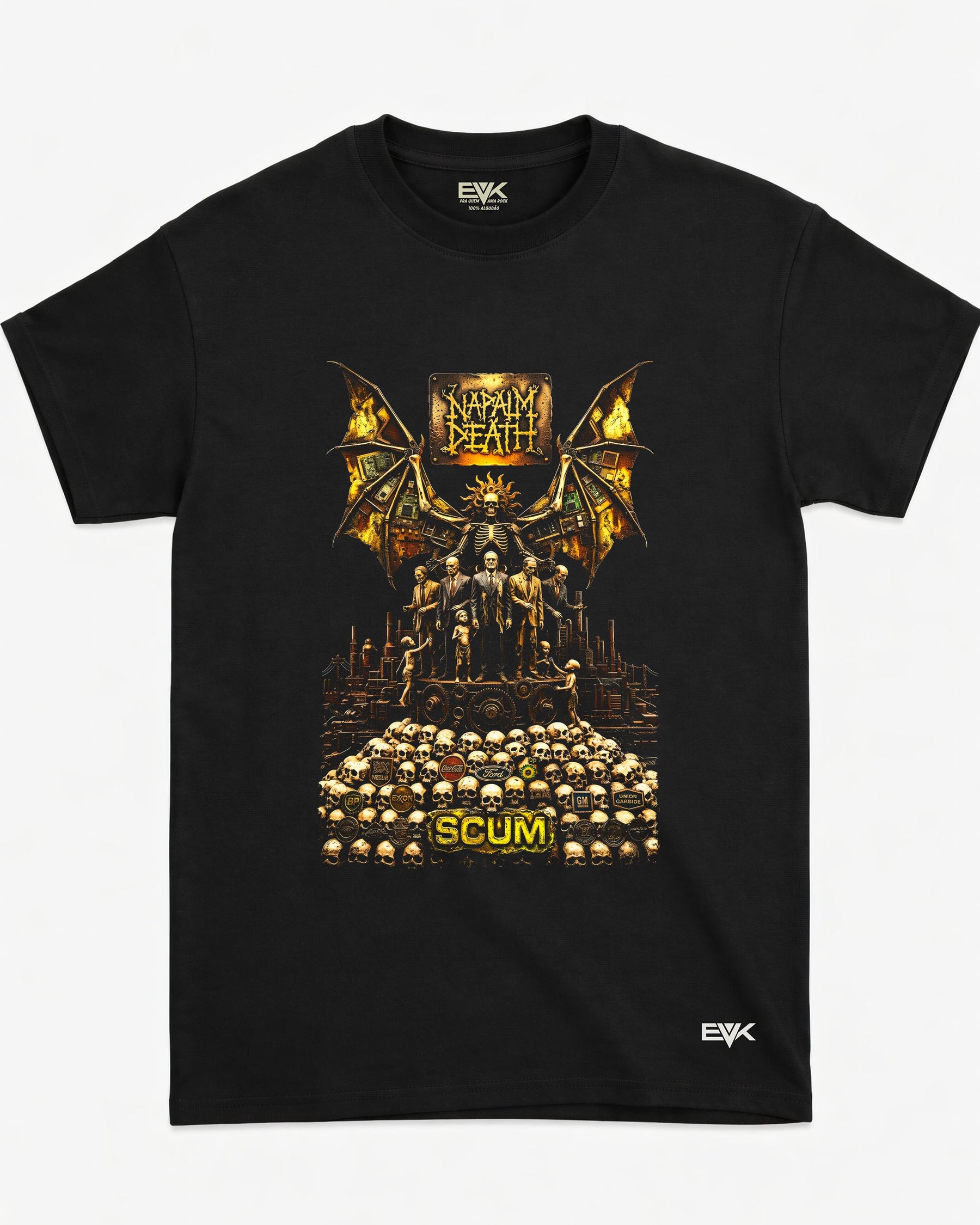 Camiseta Napalm Death – The Scum Monument