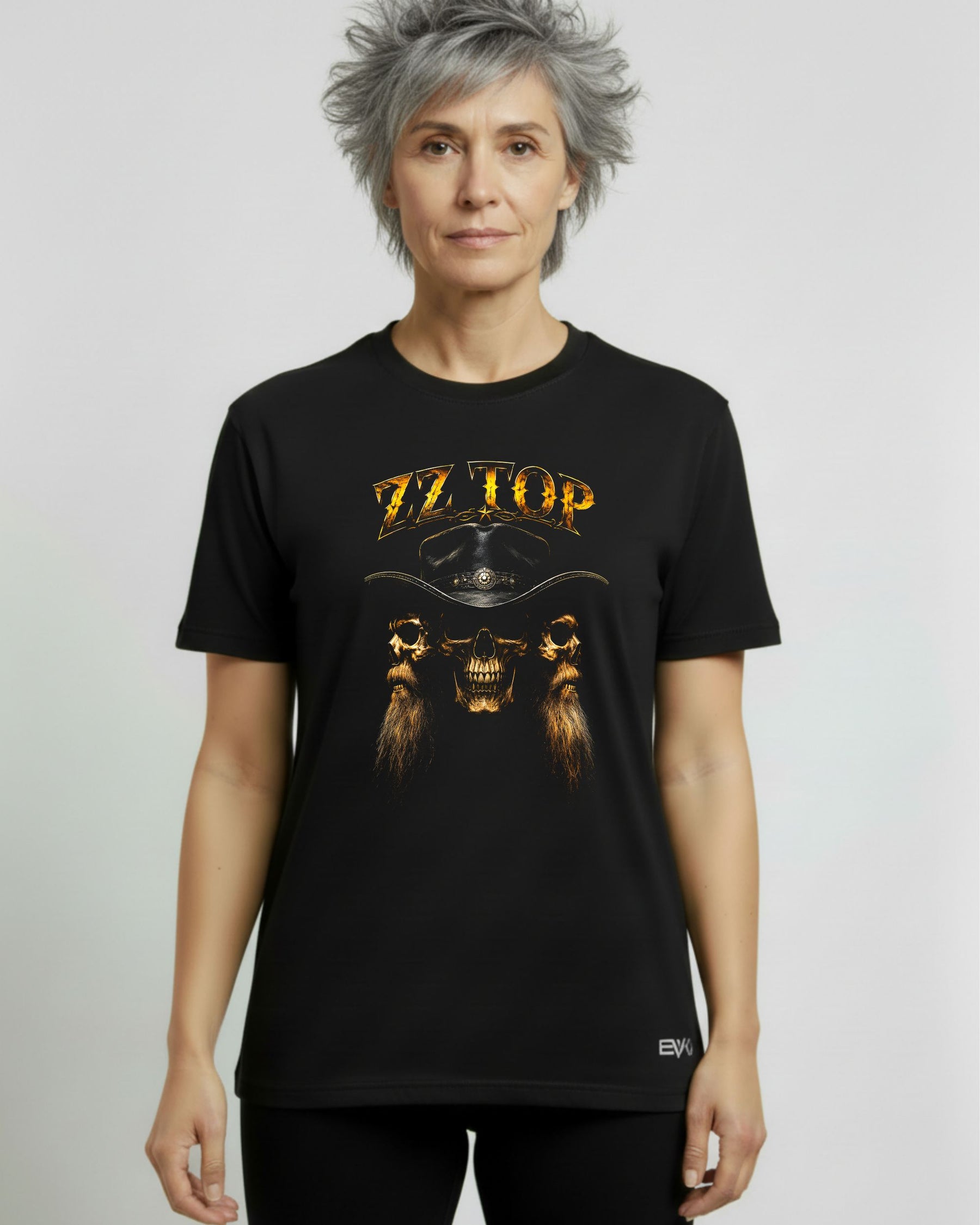 Camiseta ZZ Top – Bearded Skulls