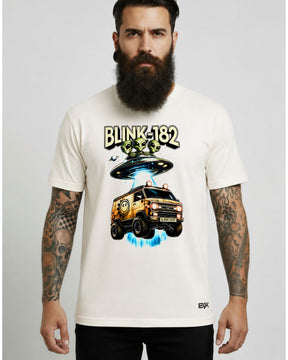 Camiseta Off-White Blink-182 – Aliens Exist