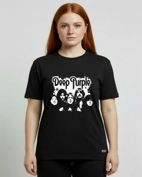 Camiseta Deep Purple – Black and White Band